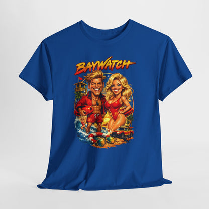 Baywatch Retro Beach T-Shirt — Vintage Lifeguard Graphic Tee