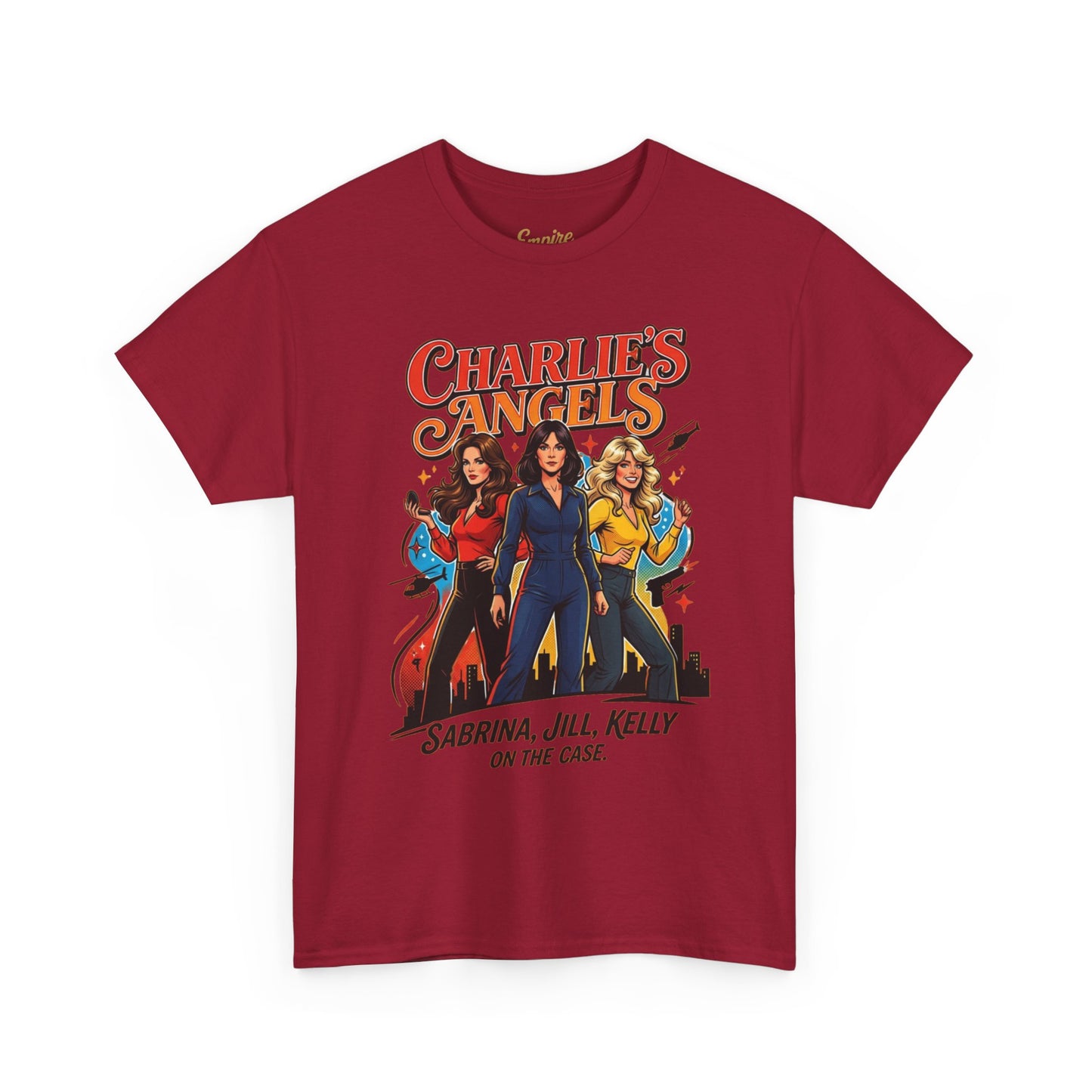 Charlie’s Angels Graphic Tee — Sabrina, Jill, Kelly Retro Movie Shirt
