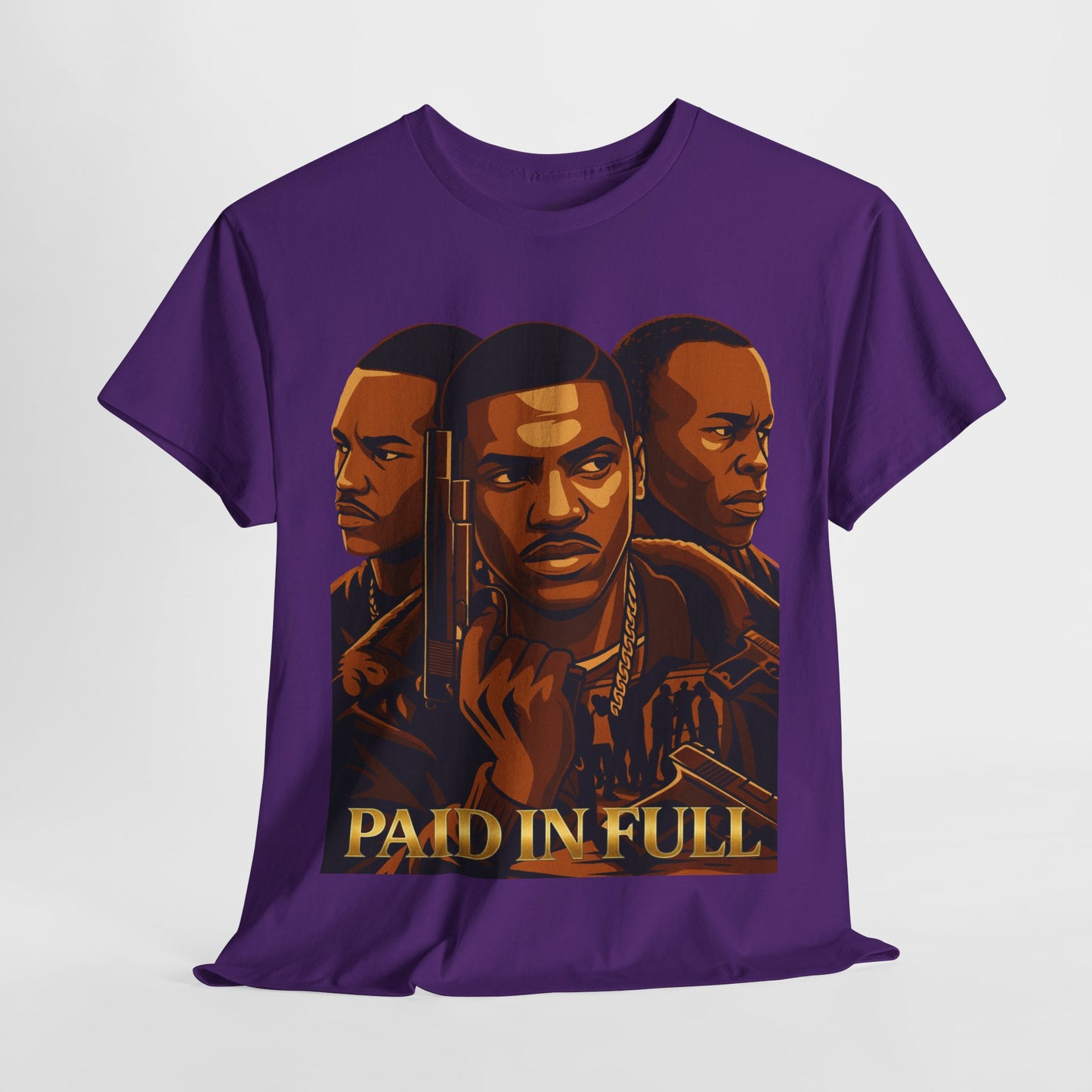 Paid In Full Graphic Tee, Hip Hop Shirt, Retro Music Apparel, Gift for Music Lovers, Unisex Cotton T-Shirt
