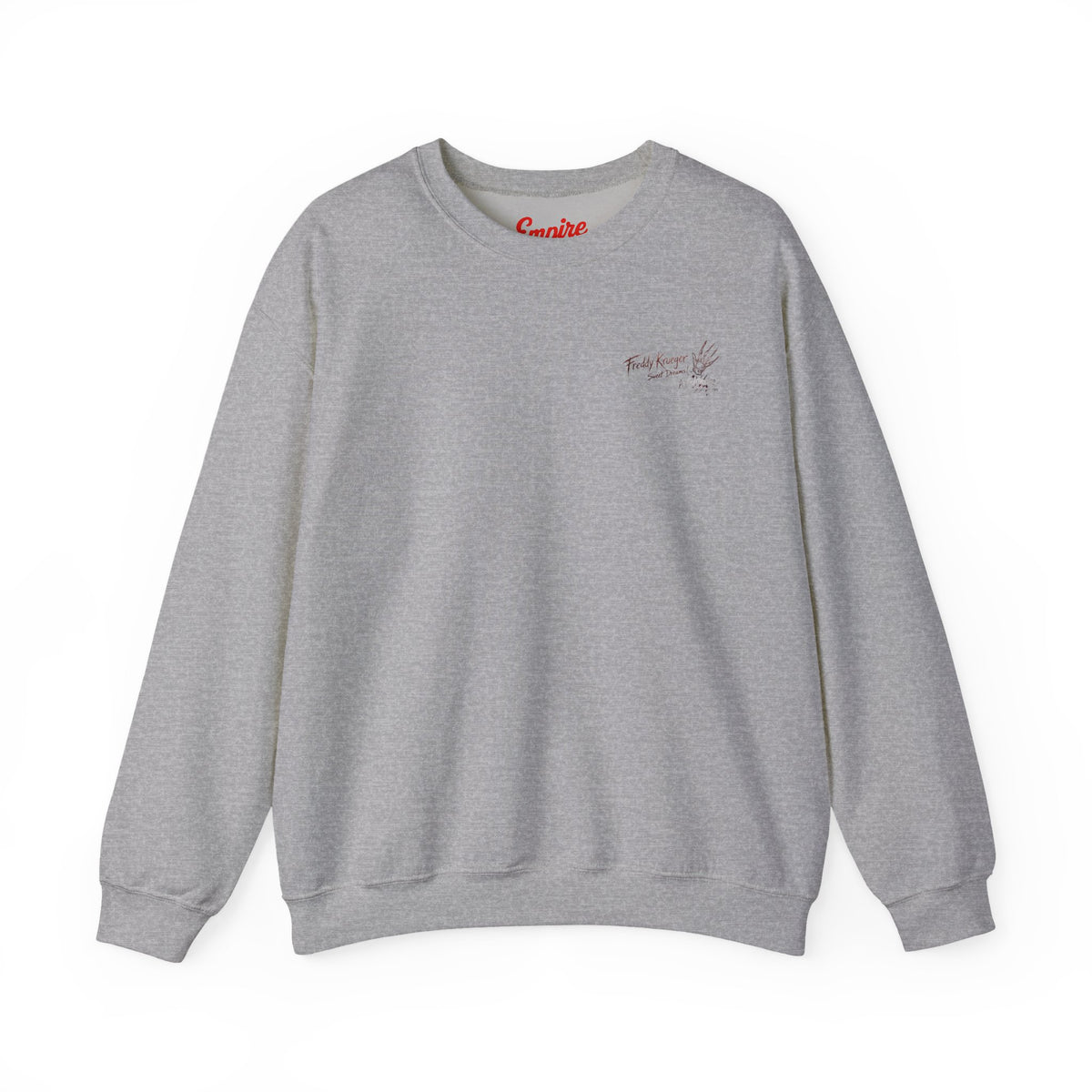 Freddy Krueger Crewneck Sweatshirt – "One, Two... Freddy's Coming For You" Horror Pullover