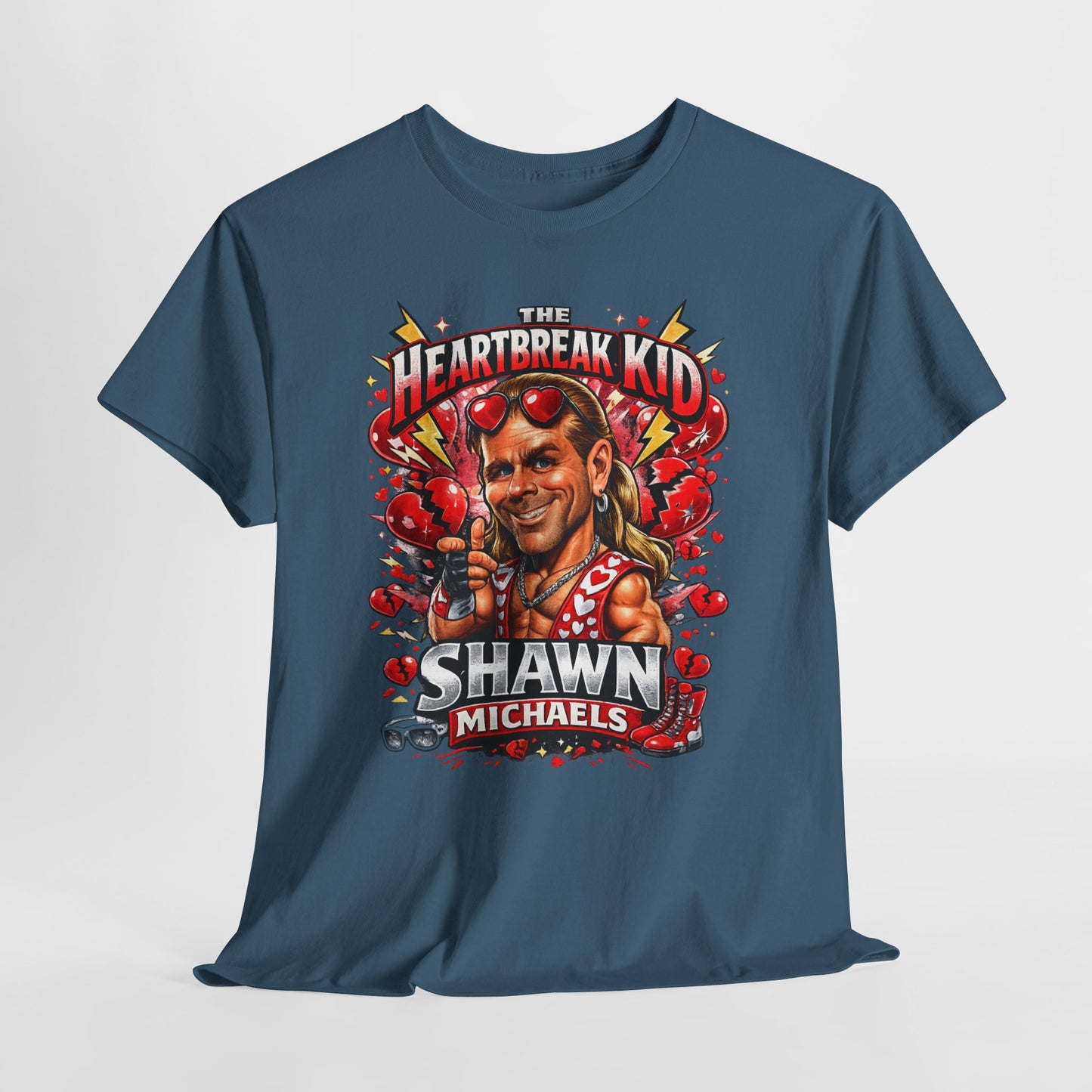 Shawn Michaels "Heartbreak Kid" Graphic Tee - Retro Wrestling Fan Shirt