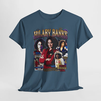 Hilary Banks Collage Tee — Fresh Prince Retro Graphic T‑Shirt