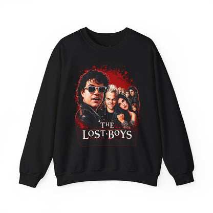 Lost Boys Crewneck Sweatshirt — Vintage Horror Movie Graphic (Welcome to Santa Carla)