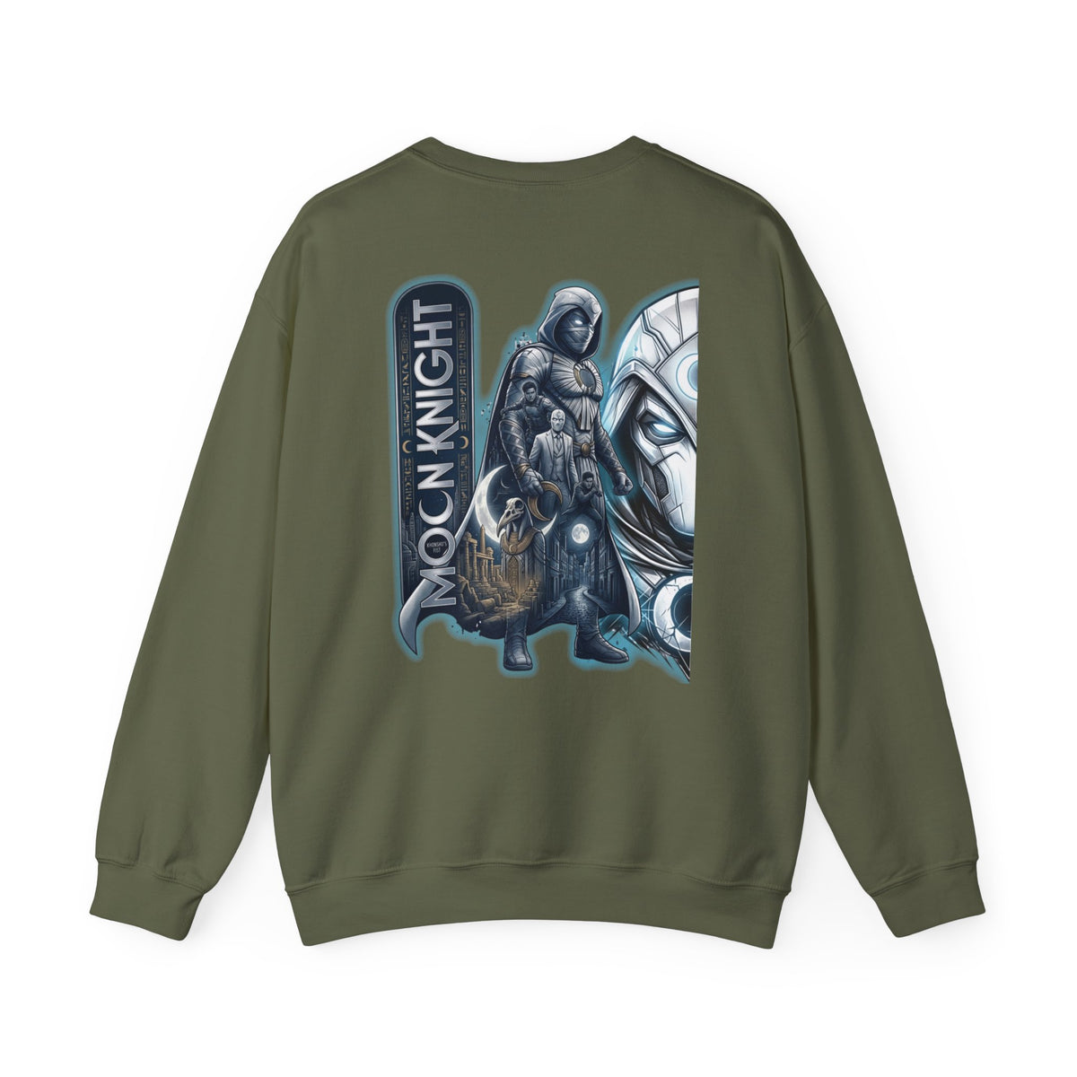 Moon Knight Graphic Sweatshirt — Vintage Comic-Inspired Crewneck