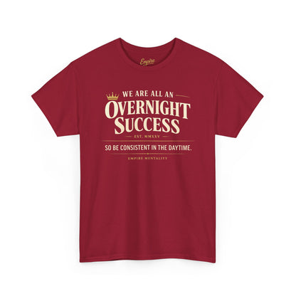 Christian Graphic Tee — “Overnight Success” Inspirational Faith T-Shirt