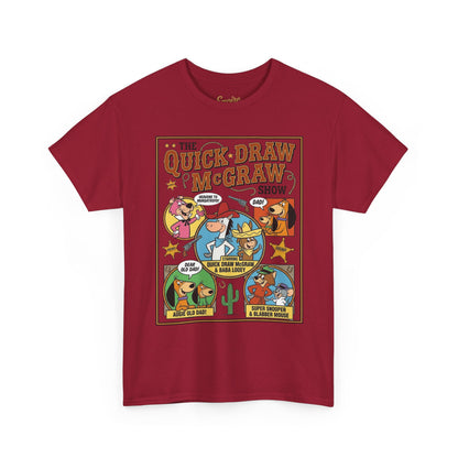 Quick Draw McGraw Retro Cartoon T‑Shirt