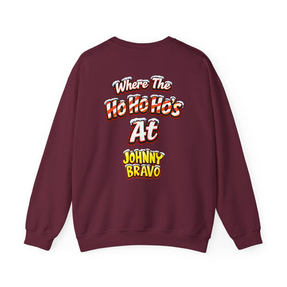 Johnny B 'Sleighin' Hearts' Crewneck Sweatshirt — Where the Ho-Ho-Ho's At