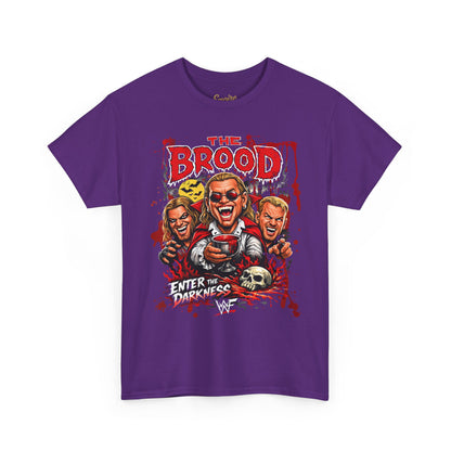 The Brood Horror Band Tee — “Enter the Darkness” Graphic T-Shirt