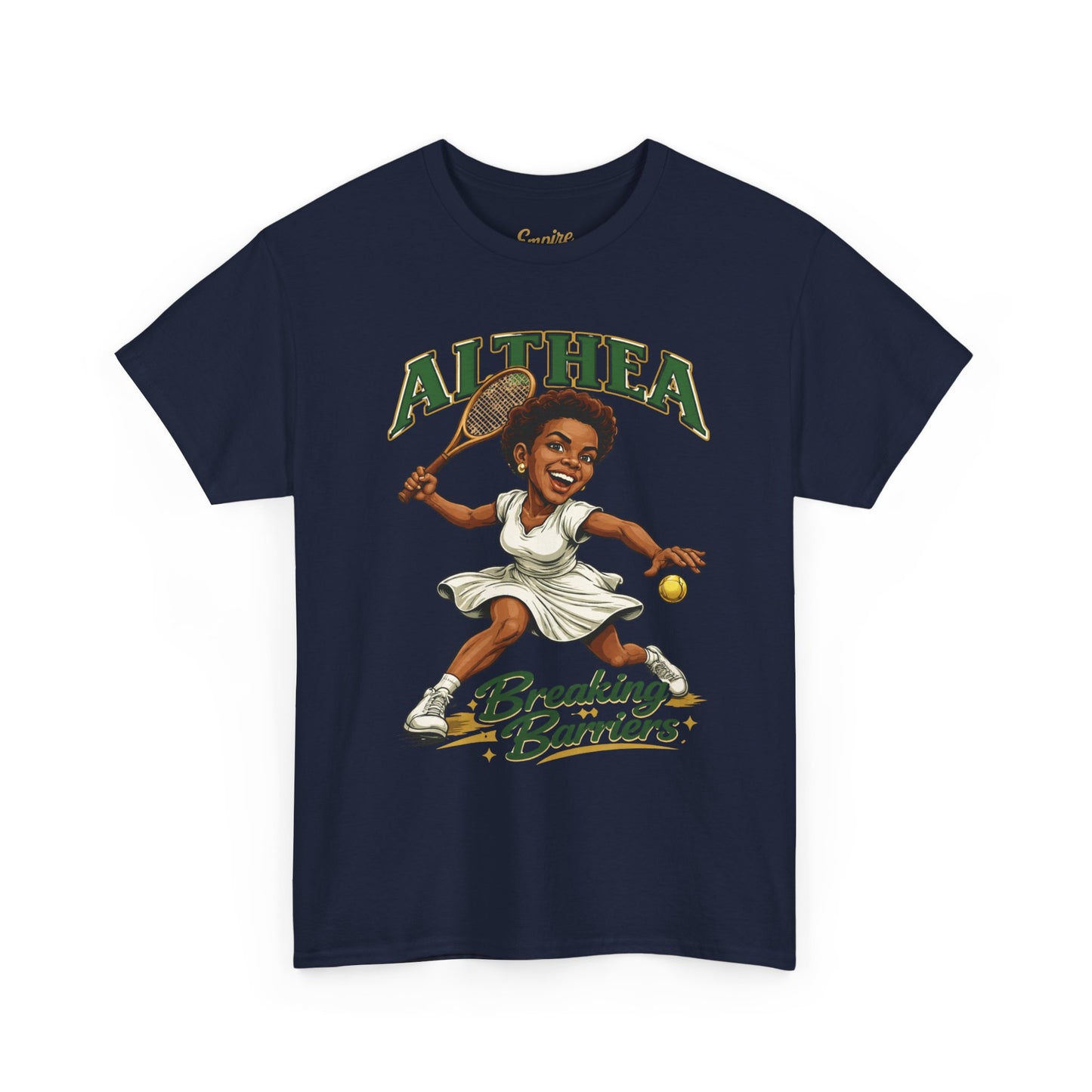 Althea Gibson 'Breaking Barriers' Tennis T-Shirt — Vintage Grand Slam Champion Tribute