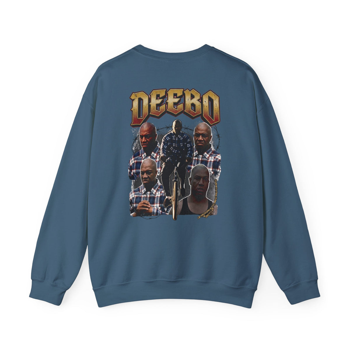 Deebo Graphic Crewneck Sweatshirt — Retro Streetwear Tribute