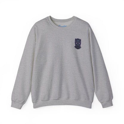 Black Panther Crewneck Sweatshirt — Marvel Black Panther Graphic