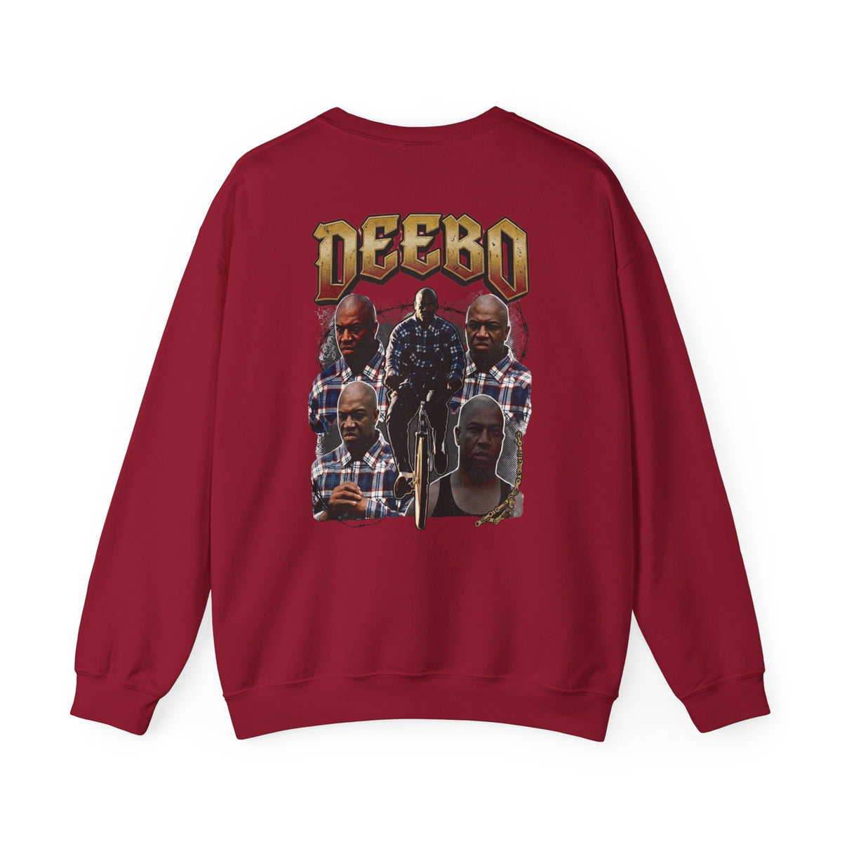 Deebo Graphic Crewneck Sweatshirt — Retro Streetwear Tribute