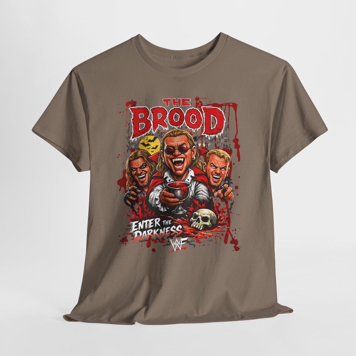 The Brood Horror Band Tee — “Enter the Darkness” Graphic T-Shirt