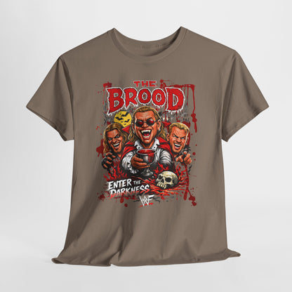 The Brood Horror Band Tee — “Enter the Darkness” Graphic T-Shirt
