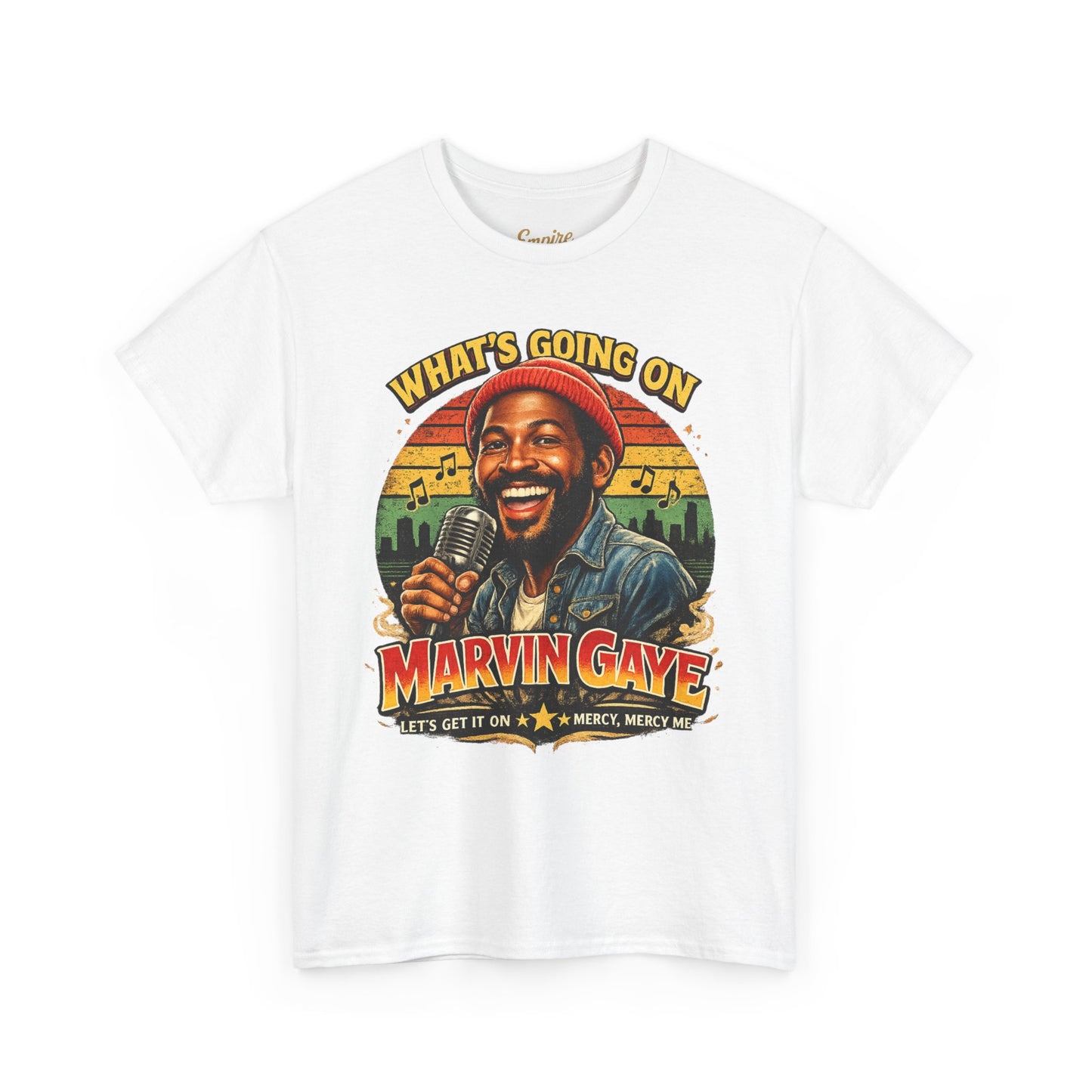Marvin Gaye Tribute Tee, Vintage Music T-Shirt, Unisex Cotton Tee, Retro Style Shirt, Gift for Music Lovers, Perfect for Concerts