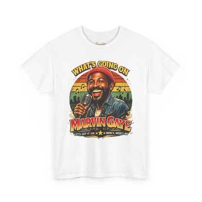 Marvin Gaye Tribute Tee, Vintage Music T-Shirt, Unisex Cotton Tee, Retro Style Shirt, Gift for Music Lovers, Perfect for Concerts