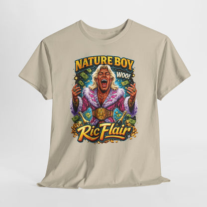 Ric Flair 'Nature Boy' Graphic Tee — Retro Wrestling Fan T-Shirt