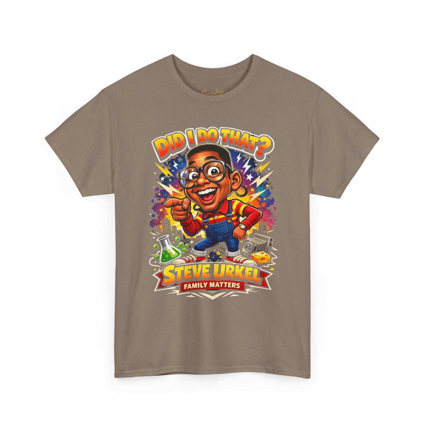 Did I Do That? Steve Urkel Tee – Retro 90s Family Matters Graphic Shirt