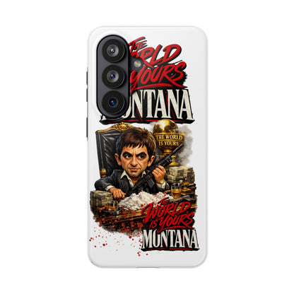 Tony Montana "The World Is Yours" Vintage Caricature Tough Phone Case