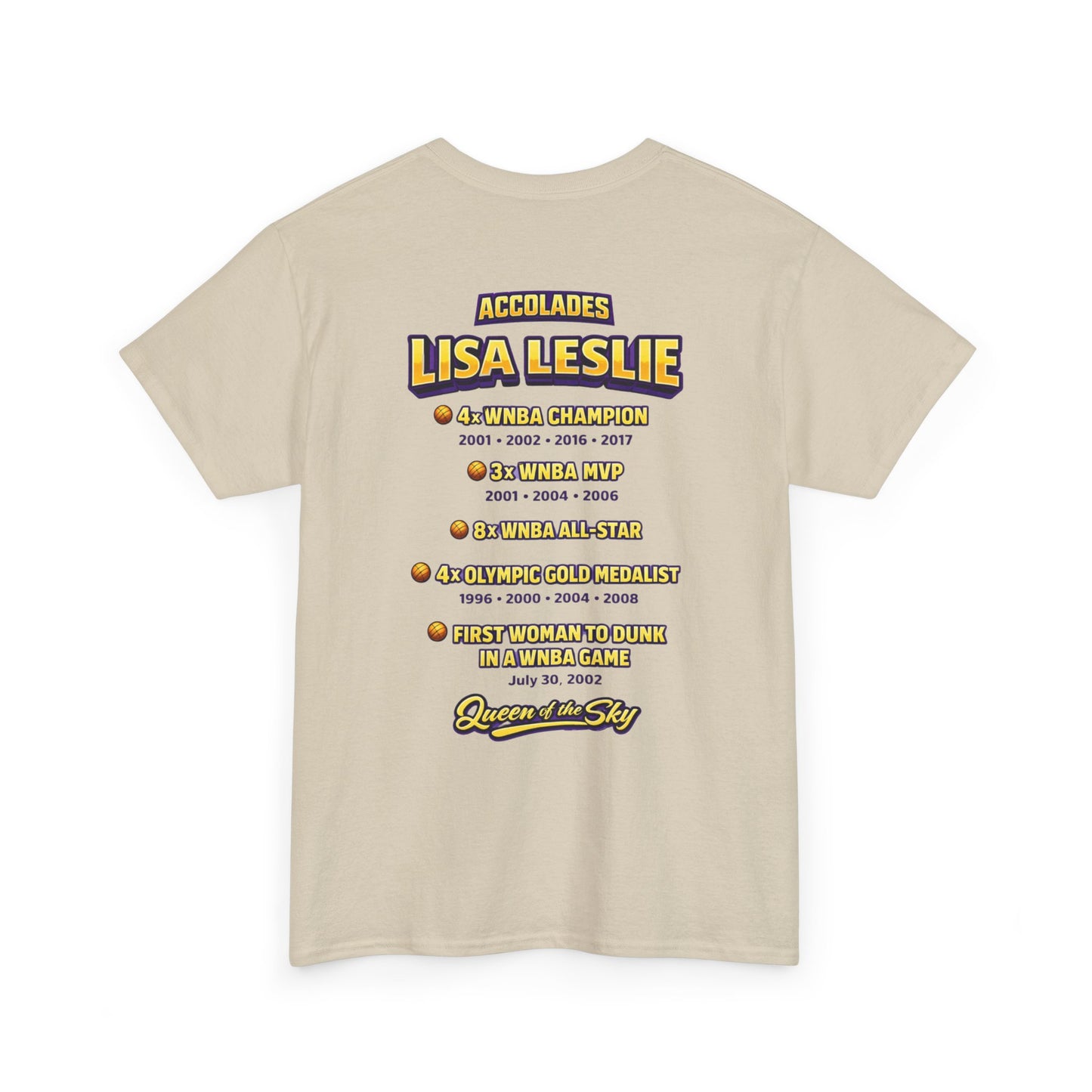 "Queen of the Sky" Lisa Leslie Trailblazer Basketball Tee