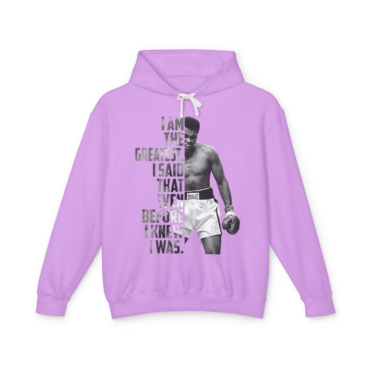 Boxing Champion 'I Am The Greatest' Hoodie - Vintage Boxing Quote Sweatshirt