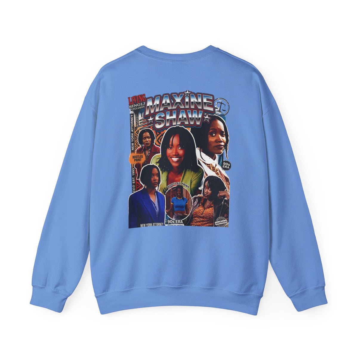 Maxine Shaw 'LIVING Single' Retro TV Sitcom Graphic Crewneck Sweatshirt