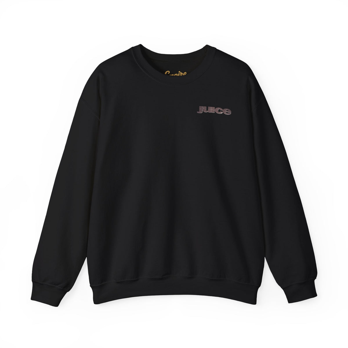 Bishop "Juice" Crewneck Sweatshirt — 'I Am Crazy But You Know What Else I Don’t Give a F**k' Graphic