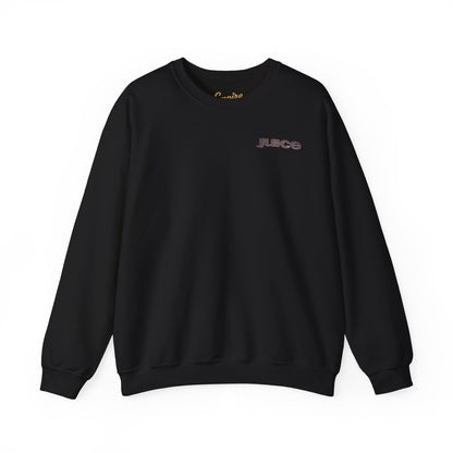 Bishop "Juice" Crewneck Sweatshirt — 'I Am Crazy But You Know What Else I Don’t Give a F**k' Graphic