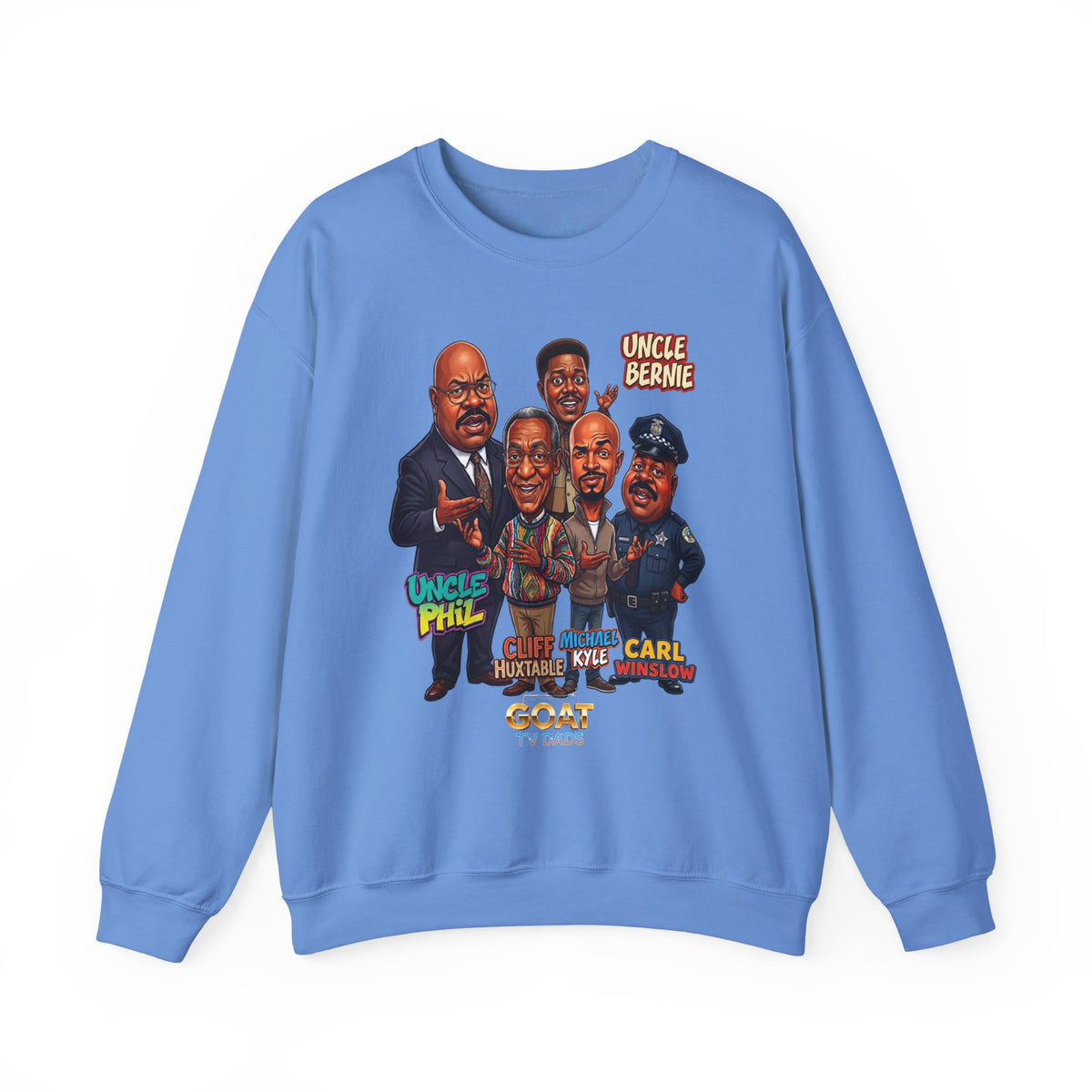 Cartoon Vintage GOAT TV Dad Crewneck Sweatshirt