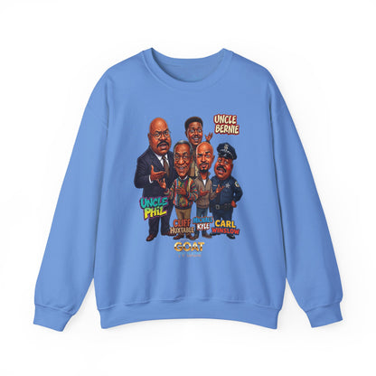 Cartoon Vintage GOAT TV Dad Crewneck Sweatshirt