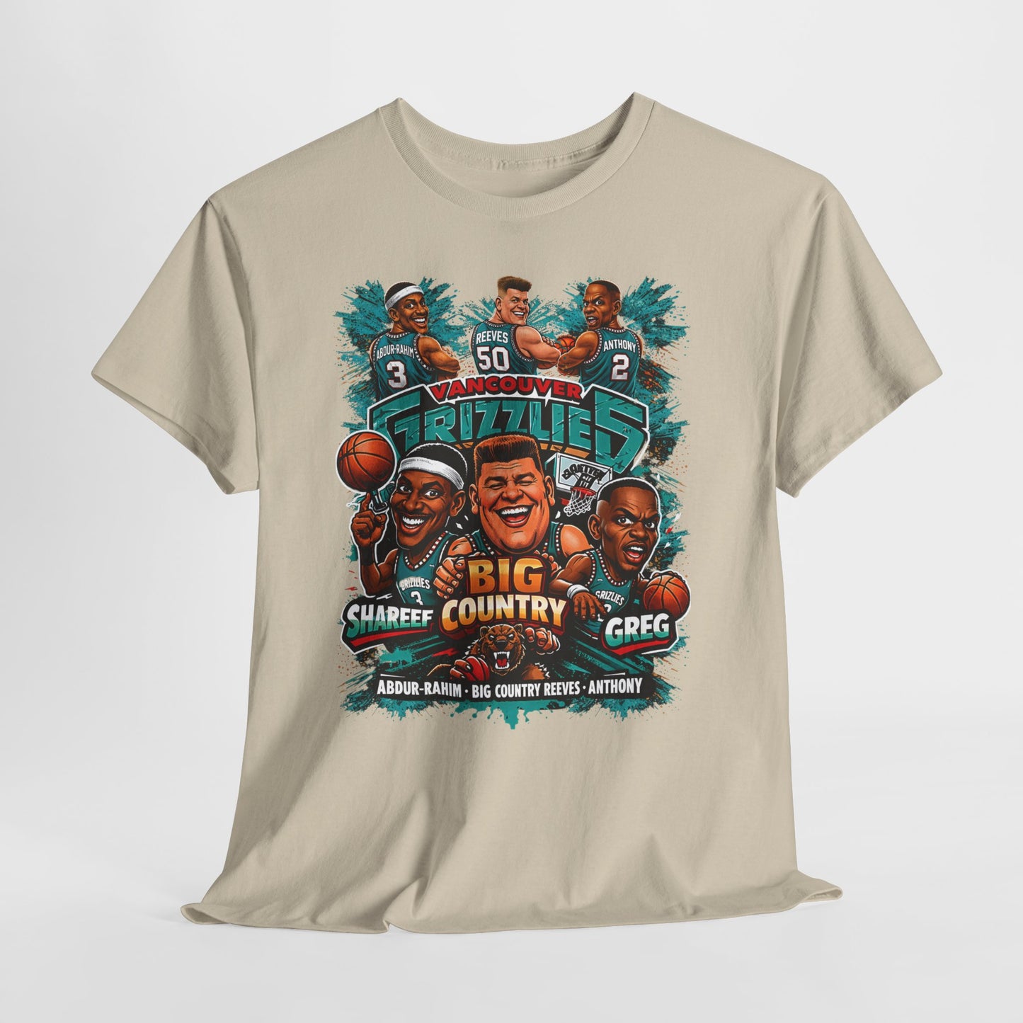 Grizzlies Big Country Basketball Tee