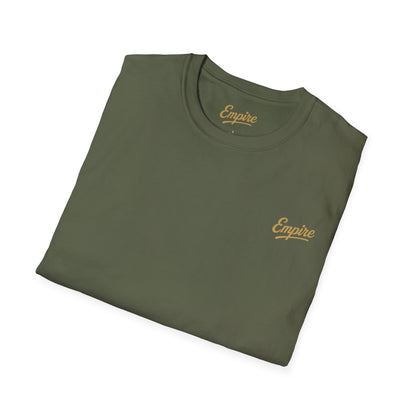 Softstyle Gold 'Empire' Logo T-Shirt