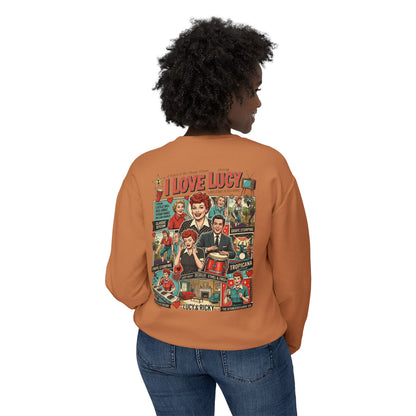 I Love Lucy Vintage Collage Sweatshirt