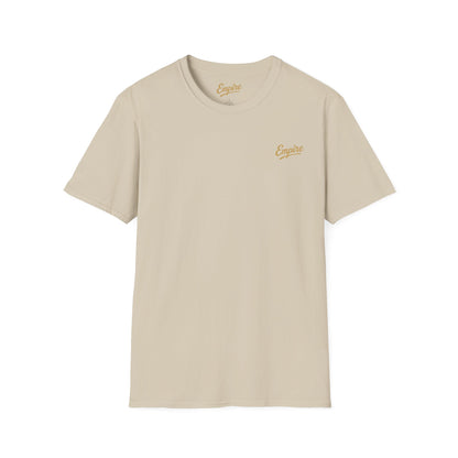 Softstyle Gold 'Empire' Logo T-Shirt