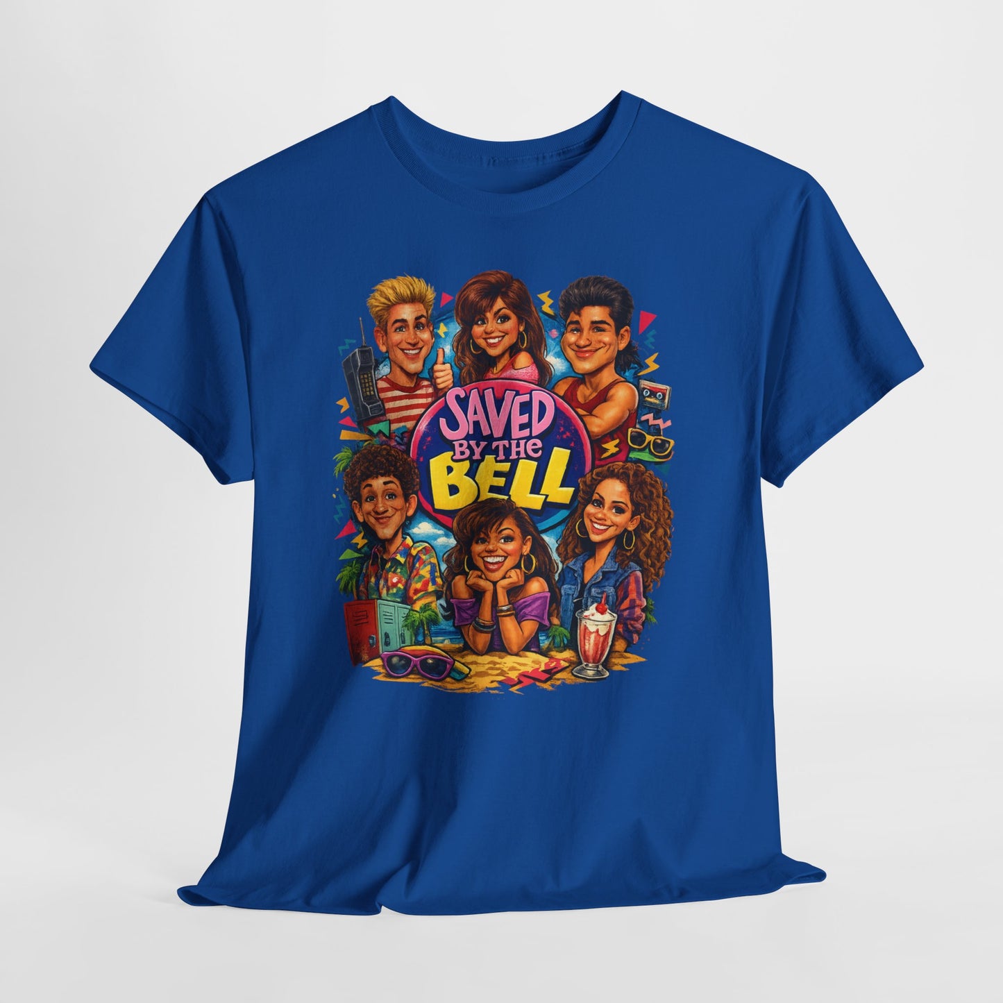 Saved by the Bell Cast Graphic Tee – Retro 90s TV Show Shirt