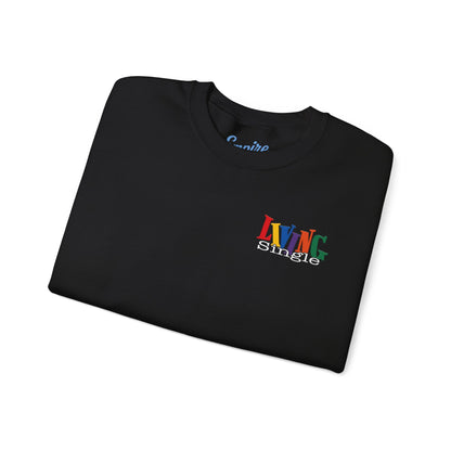 Maxine Shaw 'LIVING Single' Retro TV Sitcom Graphic Crewneck Sweatshirt