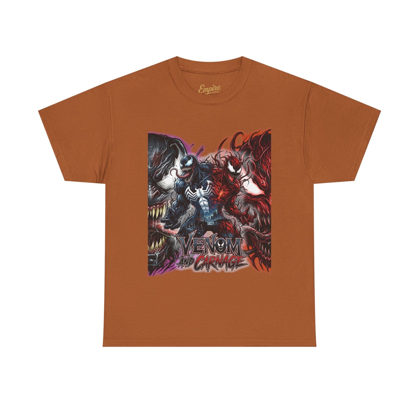 Venom vs Carnage Graphic Tee - Comic Movie Villains Shirt