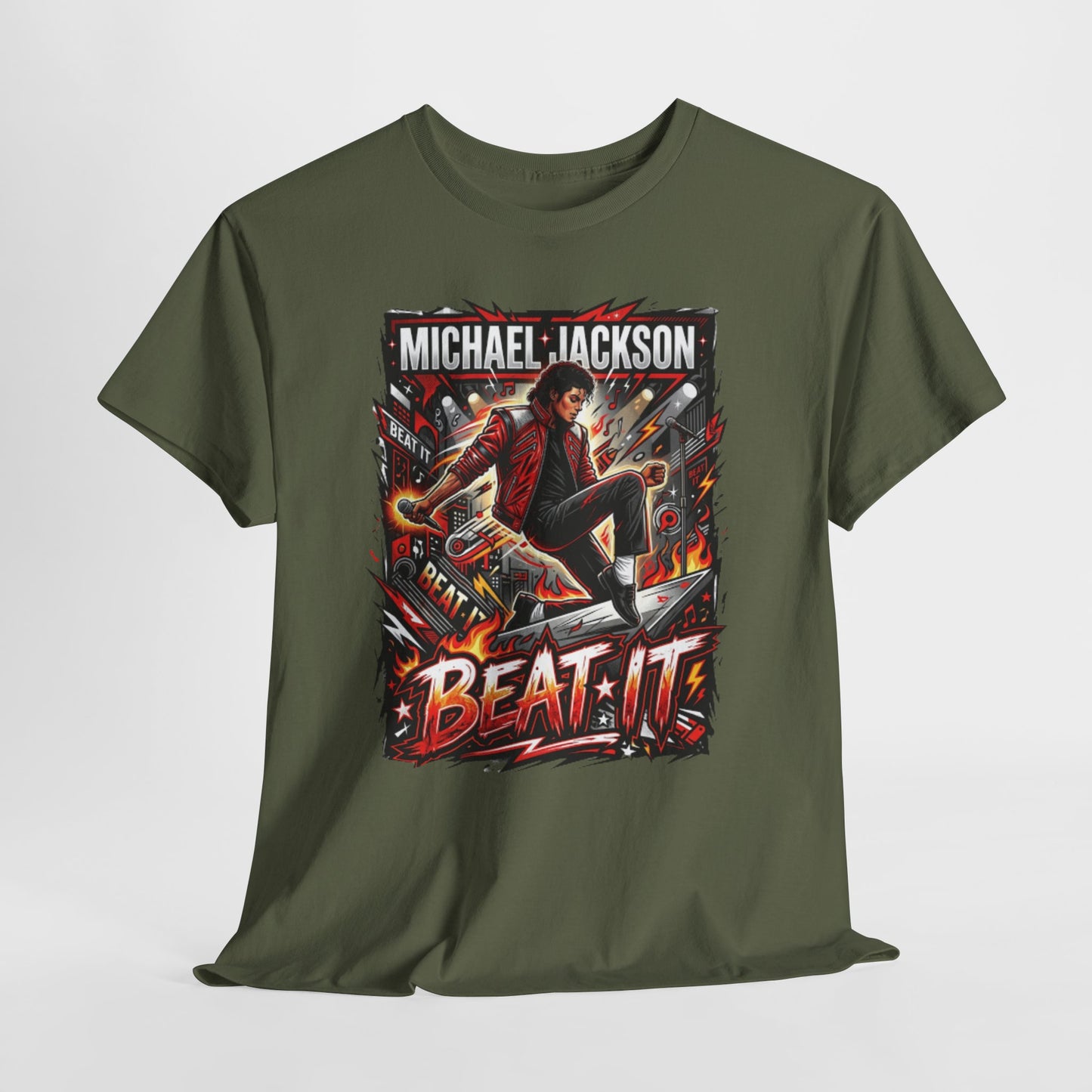 Graphic Tee — 'Beat It' Retro Dance Design