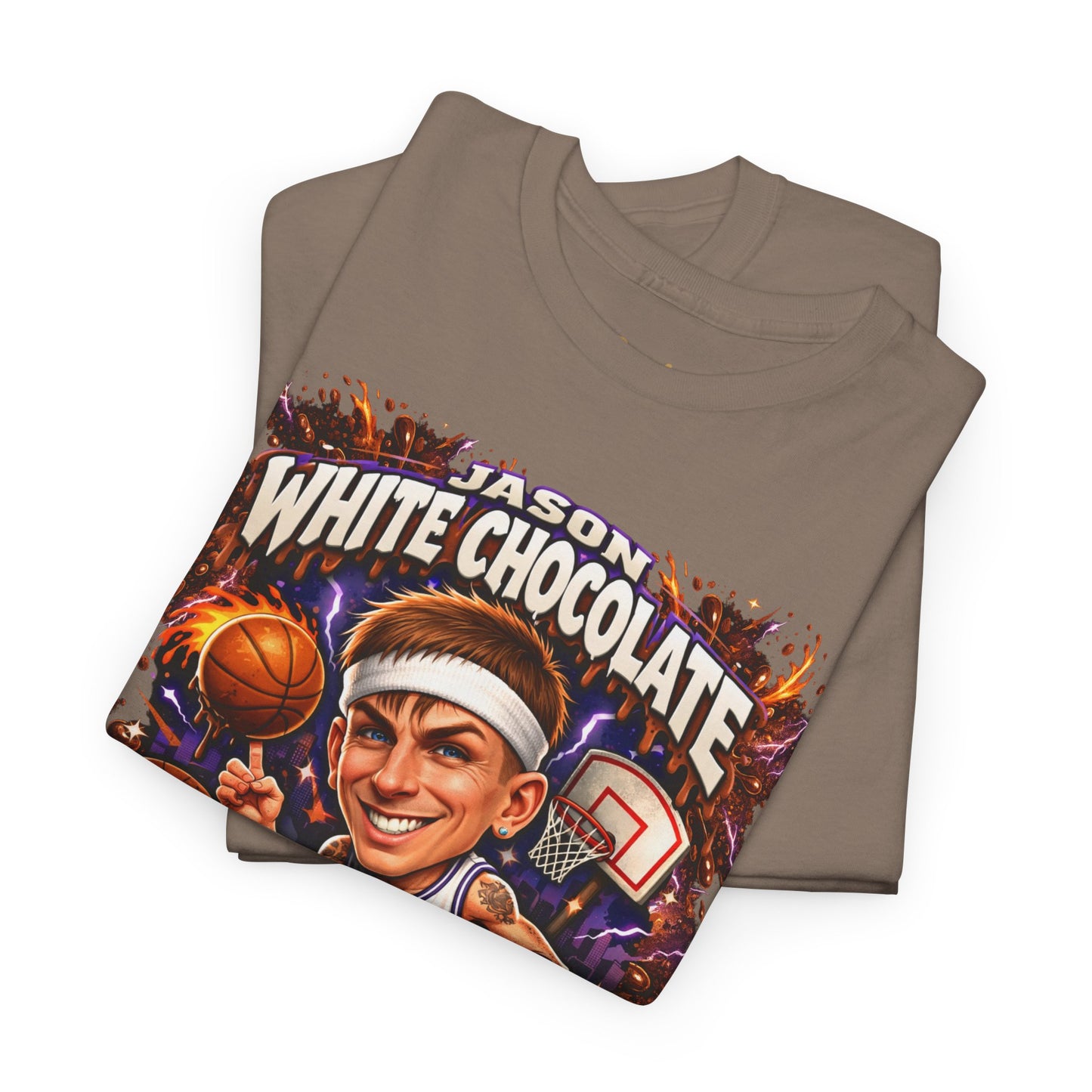 White Chocolate Kings Handle Basketball T-Shirt