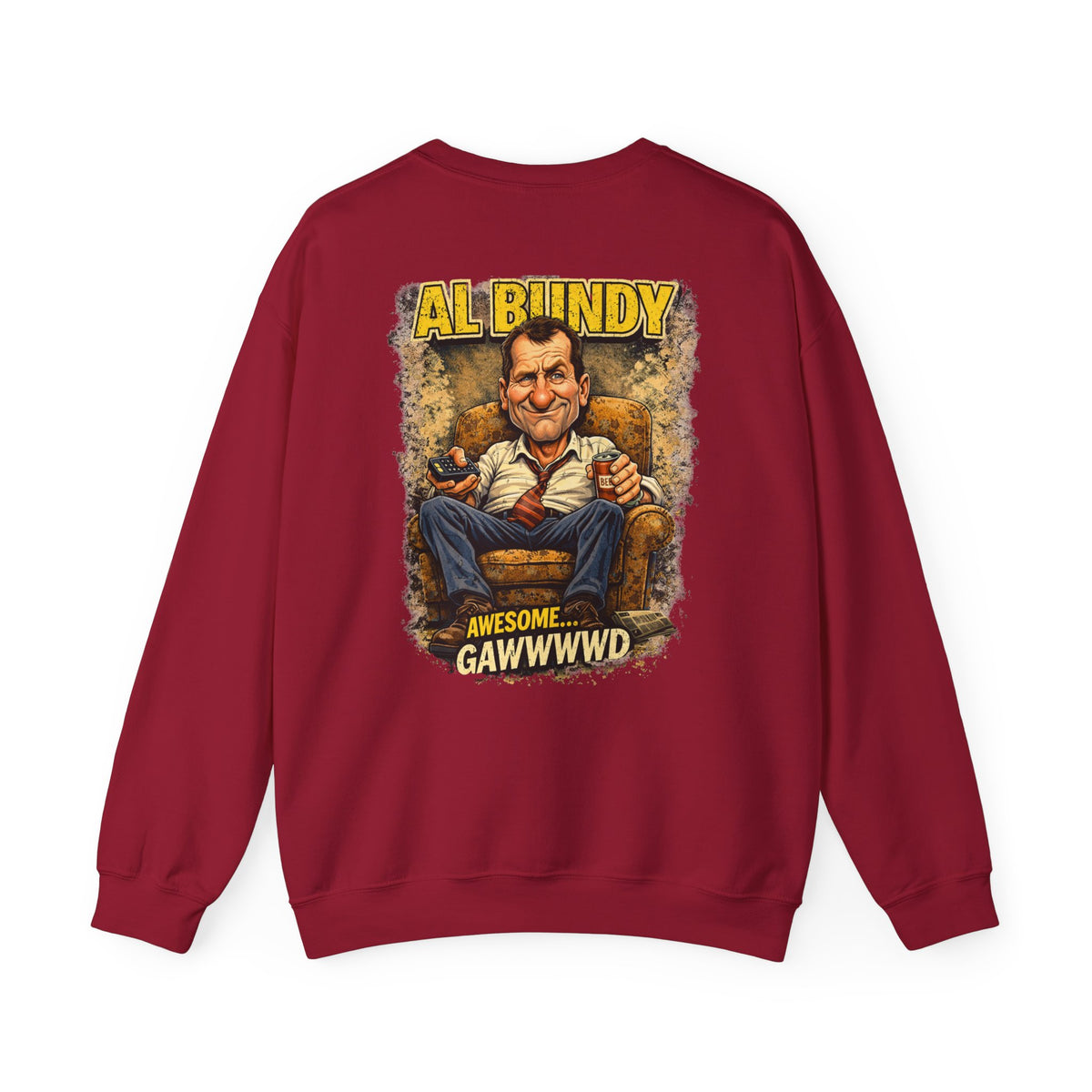 Al Bundy 'Married... Awesome Gawwwwd' Crewneck Sweatshirt