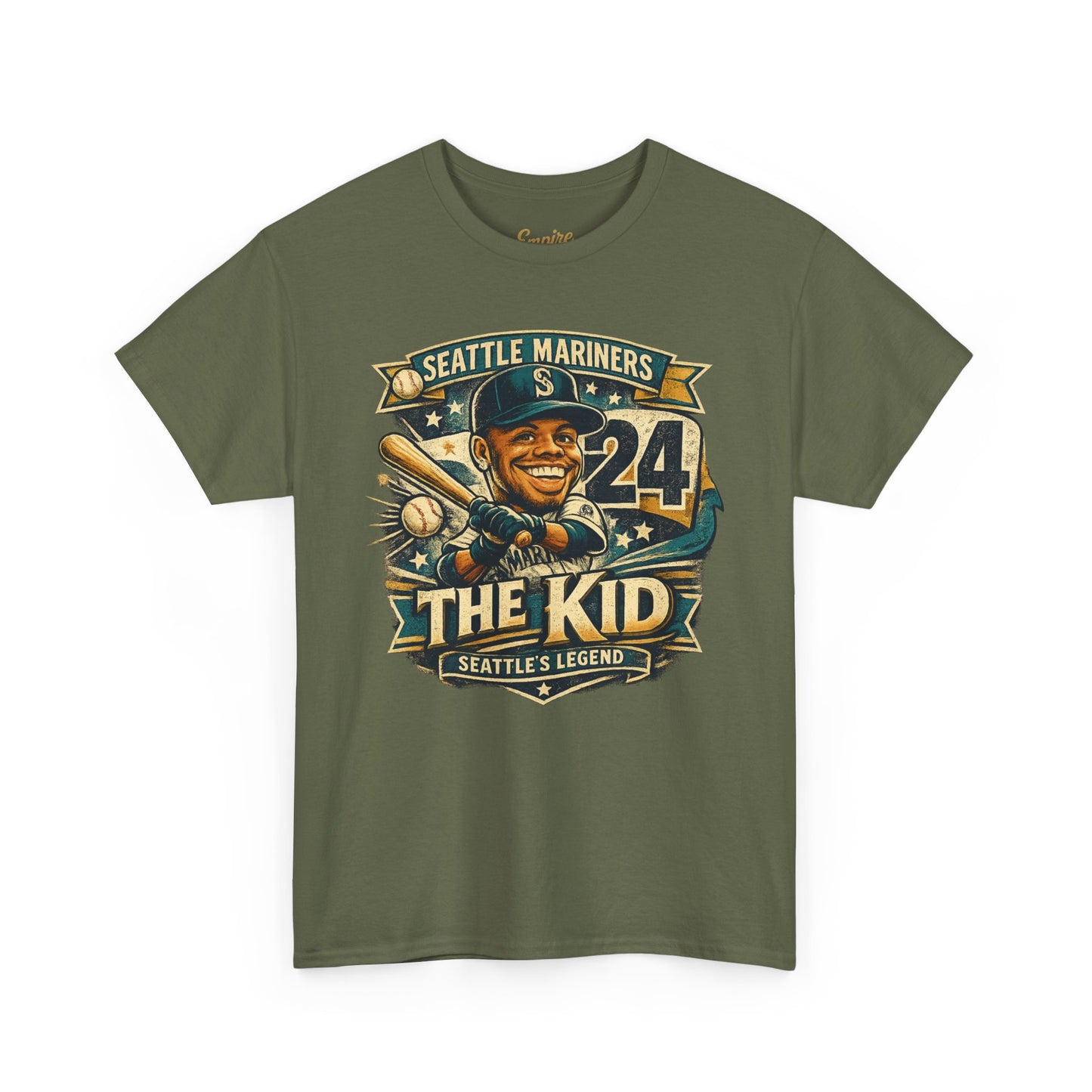 Griffey Jr. "The Kid" - Vintage Baseball Graphic T-Shirt