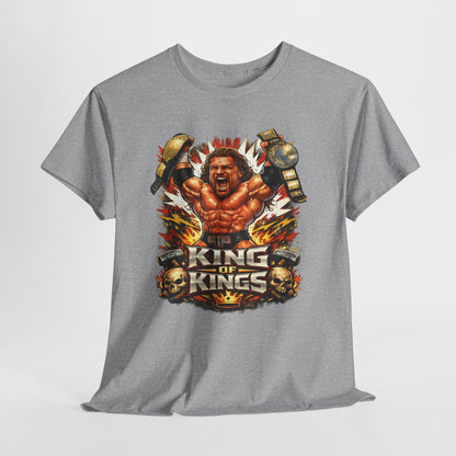 King of Kings Tee - Retro Wrestling Champion Graphic T-Shirt