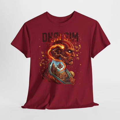 DHALSIM Graphic Tee — Retro Fighting Game Portrait T-Shirt