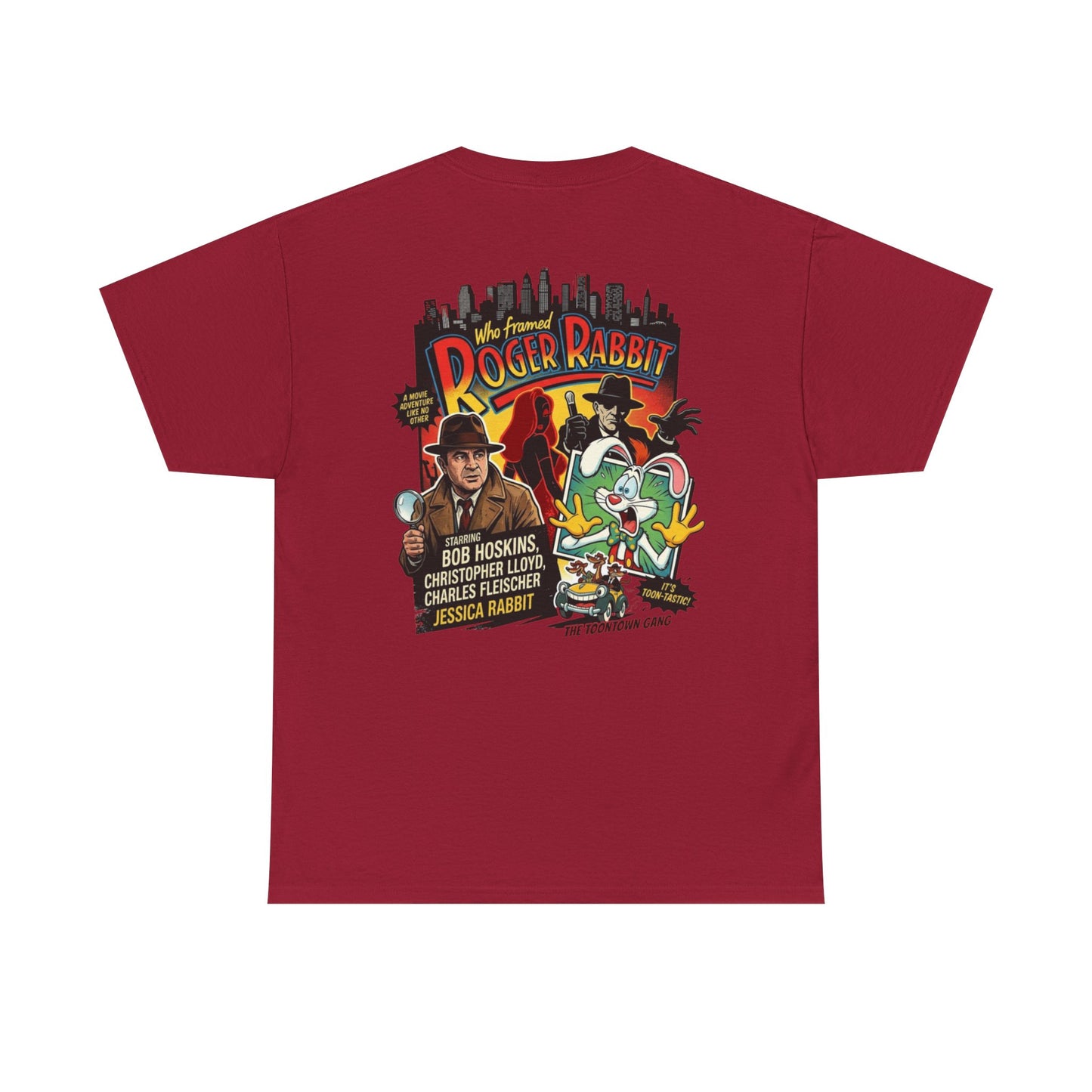 Who Framed Roger Rabbit Poster Tee — Retro Movie Graphic T-Shirt