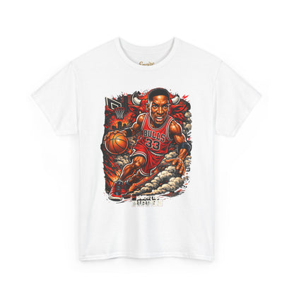 Pippen #33 Basketball Tee — Retro Chicago Bulls Scott Pippen Jersey Shirt