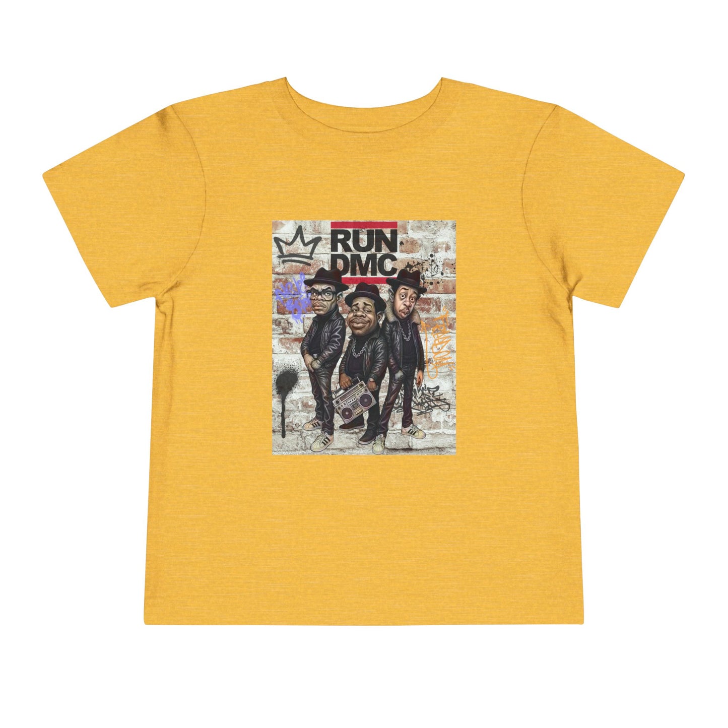 Toddler Short Sleeve Tee with Iconic Design, Hip-Hop Kids Shirt, Music Lover Gift, Birthday Outfit, Cool Toddler Apparel