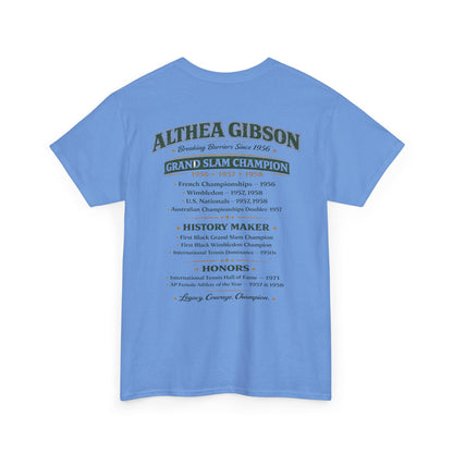 Althea Gibson 'Breaking Barriers' Tennis T-Shirt — Vintage Grand Slam Champion Tribute