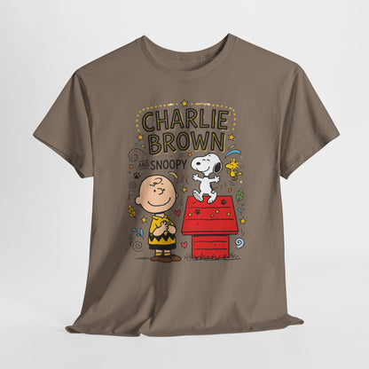 Charlie Brown & Snoopy T-Shirt — Peanuts Classic Graphic Tee