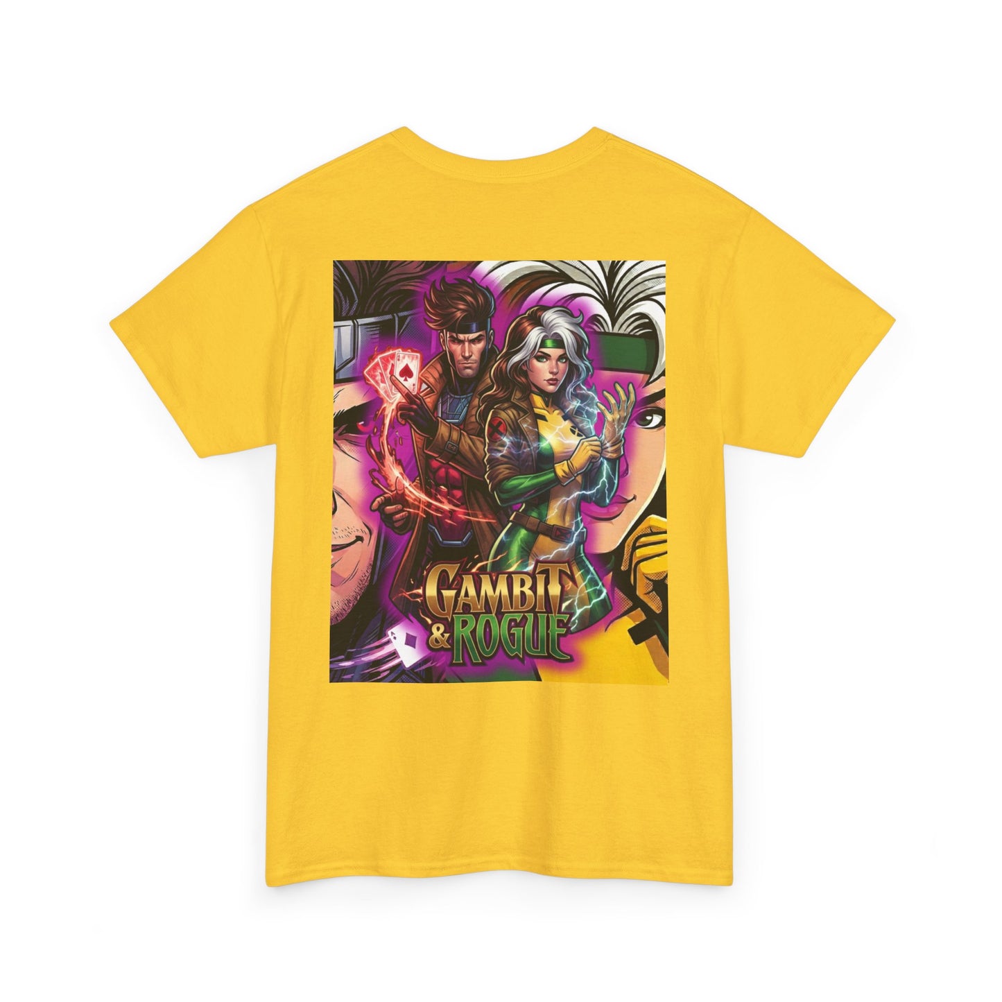 Gambit & Rogue Comic Art T‑Shirt