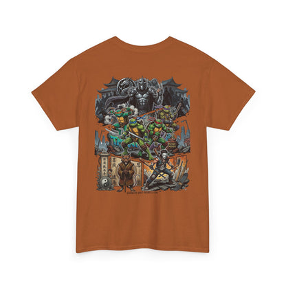 Teenage Mutant Ninja Turtles Graphic Tee — Retro Comic Backprint